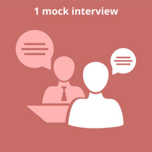 1 mock interview with the Cracking BS MD Admissions team