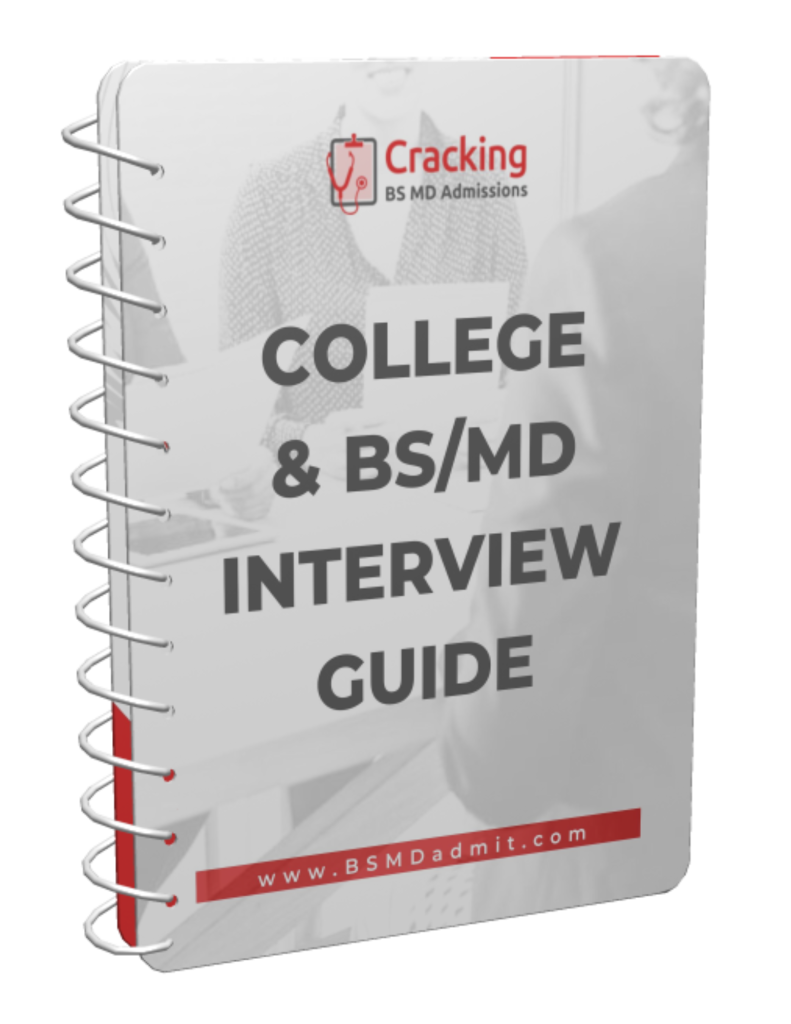 Cracking College & BSMD Admissions Interview Guide Cover