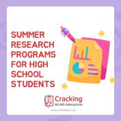 Summer Research Programs for High School Students - BS MD Admissions